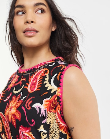 Figleaves Blanket Stitch Leopard Nightie