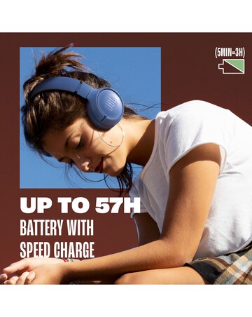 JBL Tune 520BT Wireless On Ear Headphones - Purple