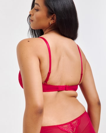 Figleaves Juliette Lace T Shirt Bra A-G - Red