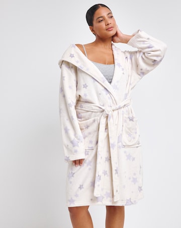 Pretty Secrets Fleece Midi Dressing Gown