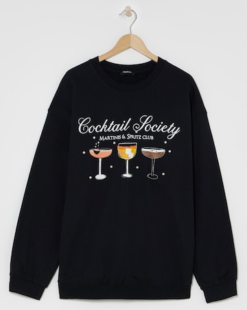 Black Cocktail Society Pearl Sweatshirt