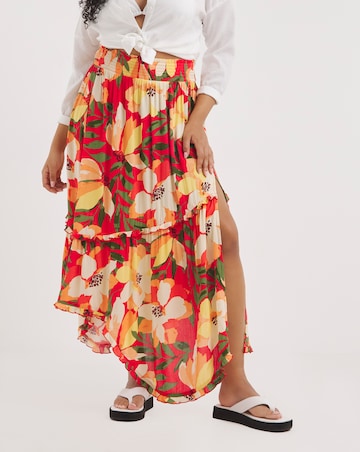 Hawaii Asymmetric Beach Skirt