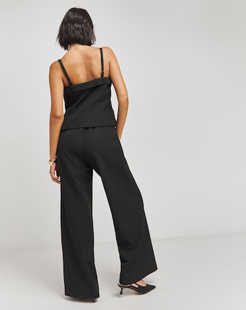 Black Tailored Jumpsuit