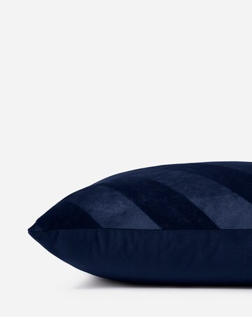 Striped Velvet Cushion