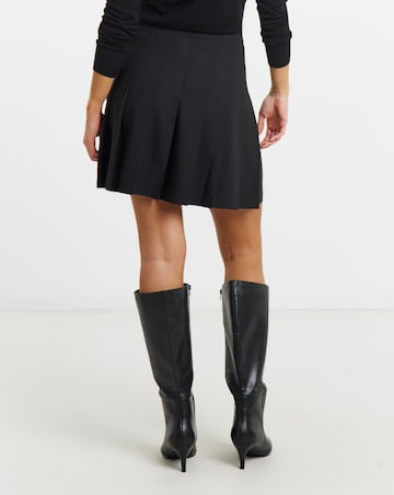 Simply Be Woven Pleated Mini Skirt