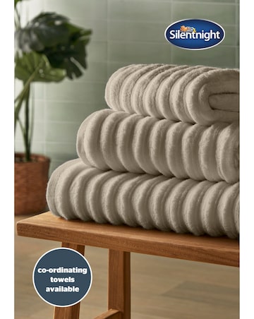 Silentnight Ribbed Cotton Bath Mat