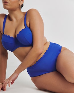 MAGISCULPT Contour Me Scalloped Edge High Waist Bikini Bottoms