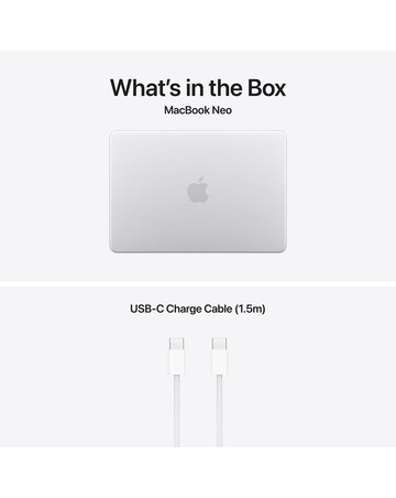 Apple MacBook Neo (A18, 2026) 13in 6-core CPU 5-core GPU 8GB 512GB - Silver