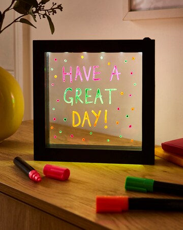 Light Up LED Message Writing Frame