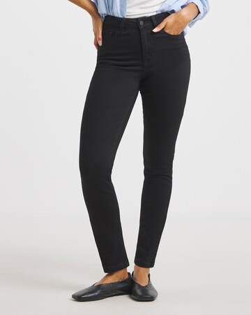 Super Stretch Premium Denim Black Slim Jeans
