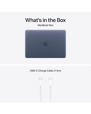 Apple MacBook Neo (A18, 2026) 13in 6-core CPU 5-core GPU 8GB 512GB - Indigo