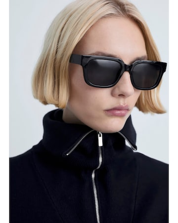 Mango Latitas Zip Up Sweater