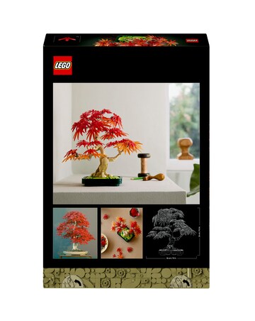 LEGO Botanicals Japanese Red Maple Bonsai Tree Plant Decor Building Kit 10348