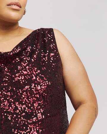 Joanna Hope Ombre Sequin Dress