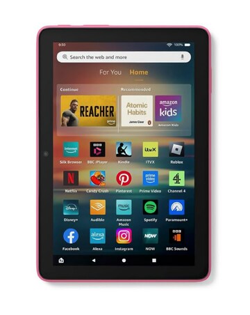 Amazon Fire HD 8 (2024) 8in 32GB Wi-Fi Tablet - Hibiscus