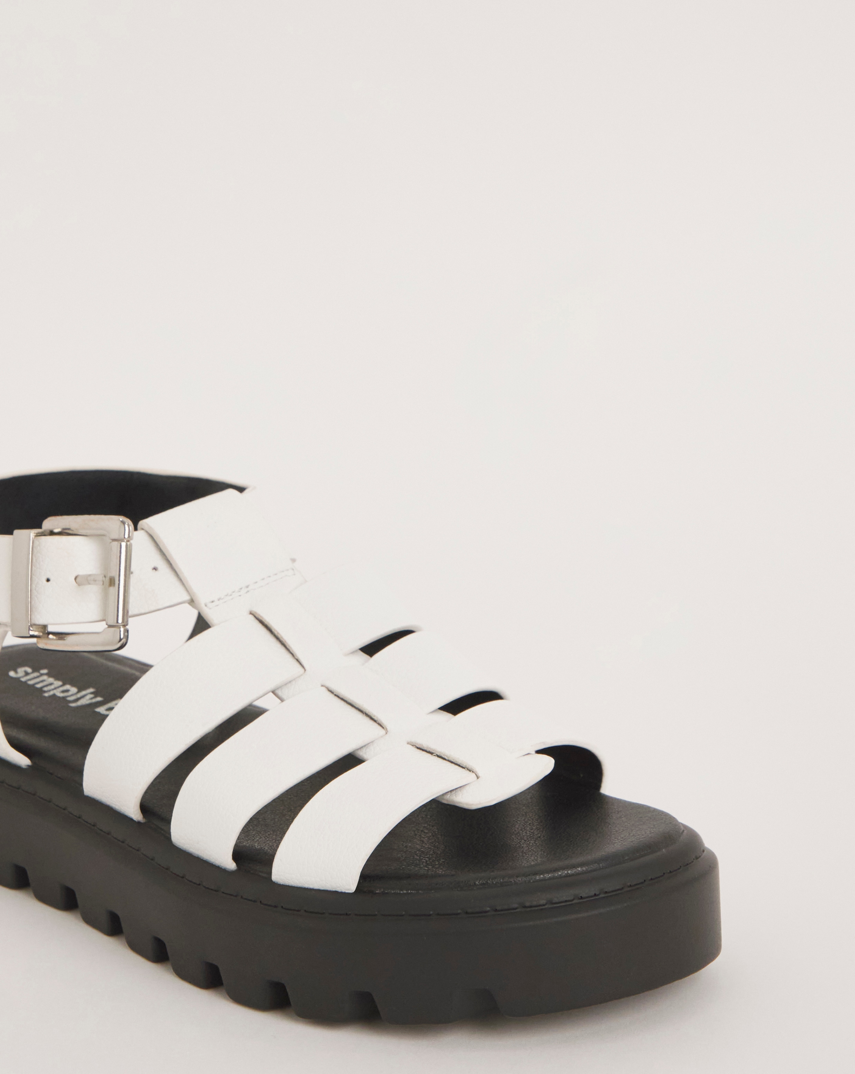 Courtney Chunky Fisherman Sandals Wide E Fit Simply Comfort Simply Be