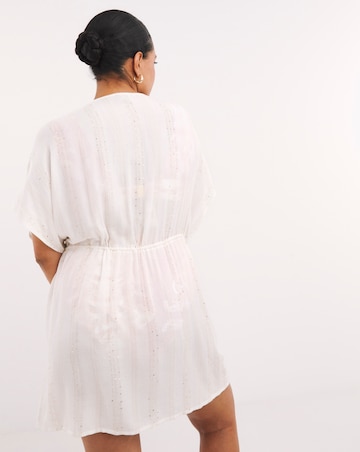 Lurex Open Beach Kaftan