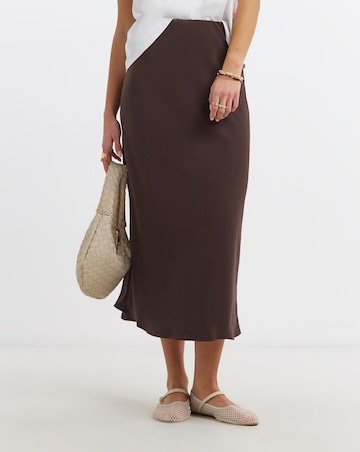 Pieces Franan High Waisted Ankle Woven Skirt