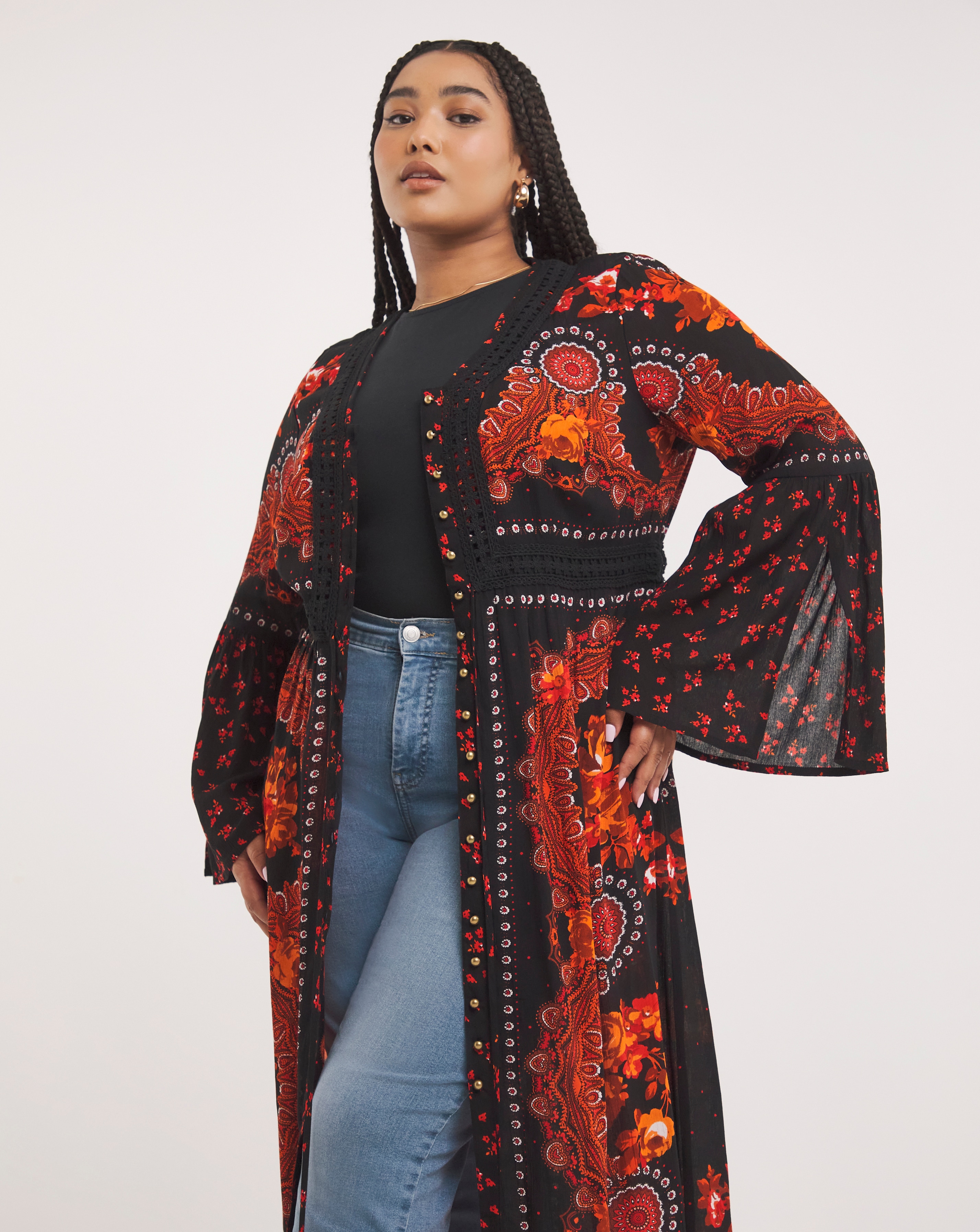 Joe Browns Red Black Boho Babes Ways To Wear Maxi Crinkle Dress Simply Be