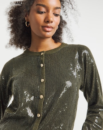 Joanan Hope Sequin Knit Cardigan