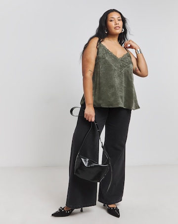 Khaki Lace Cami