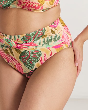 MAGISCULPT Medium Control Twist Front High Waist Bikini Bottoms