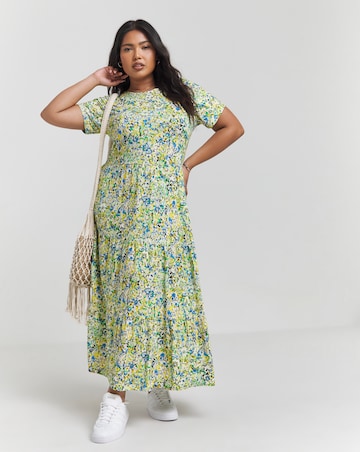 Joe Browns Louise Tiered Jersey Midaxi Dress