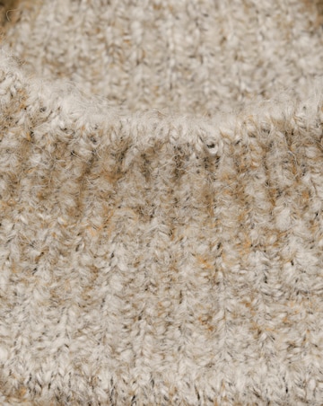 Mango Creme High Neck Sweater