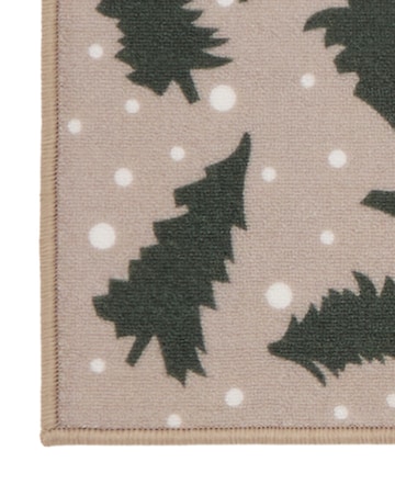 Christmas Trees Washable Runner and Mat