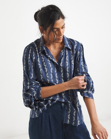 Floral Spun Viscose Shirt