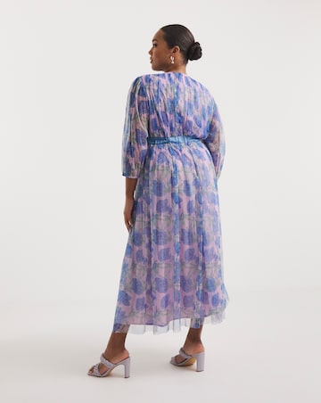 Joanna Hope Mesh Maxi Dress
