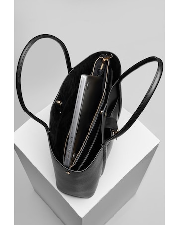 Luella Grey Lilibet Black Laptop Tote