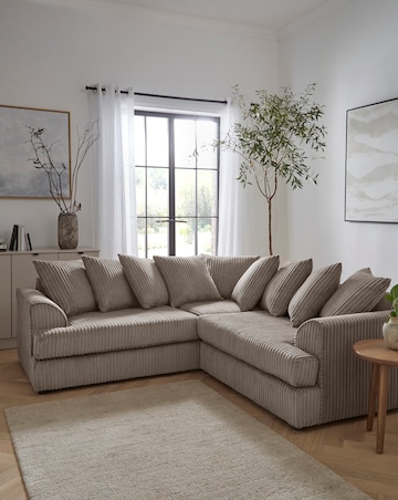 Ferguson Jumbo Cord Corner Sofa