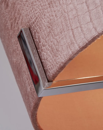 Harley Blush Velvet Ceiling Fitting