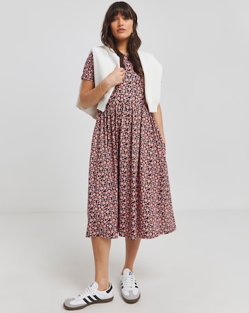 Ditsy Floral Supersoft Midi Dress