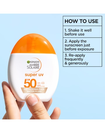 Garnier Ambre Solaire Super UV Refreshing Water Fluid Tinted