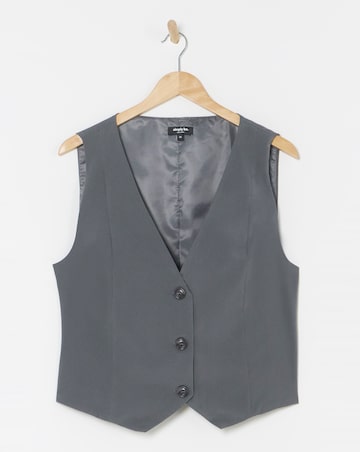 Charcoal Tailored Waistcoat