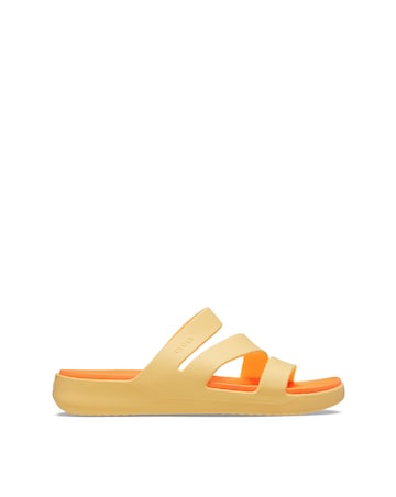 Crocs Golden Getaway Strappy Slider Sandals -Standard Fit (D)