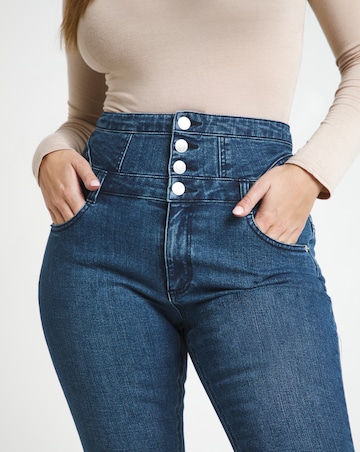 Skinny Highwaisted Corset Jeans