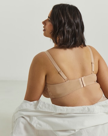 Pretty Secrets (2 Pack) Daisy Lace Full Cup Bras (B-G) Black/Almond