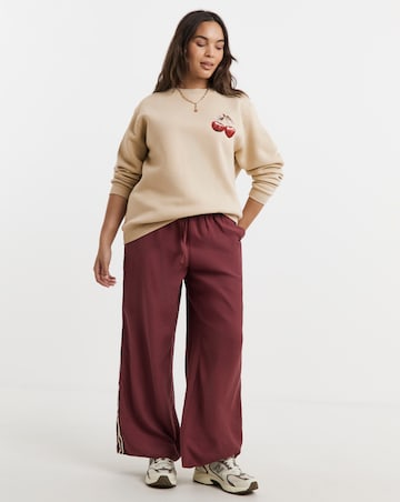 Cherry Back Graphic Sweatshirt