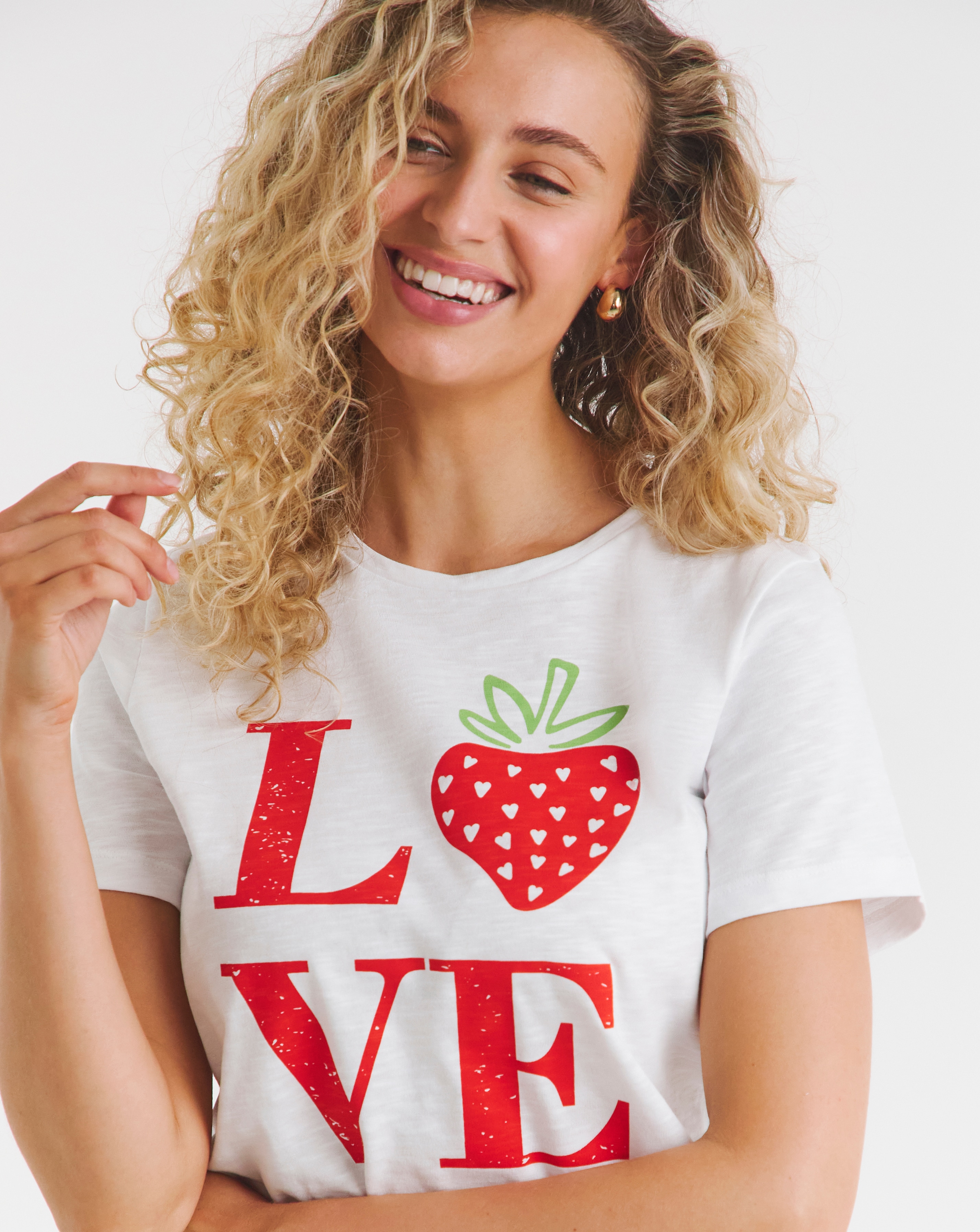 Joe Browns Love Strawberry Tee | Simply Be