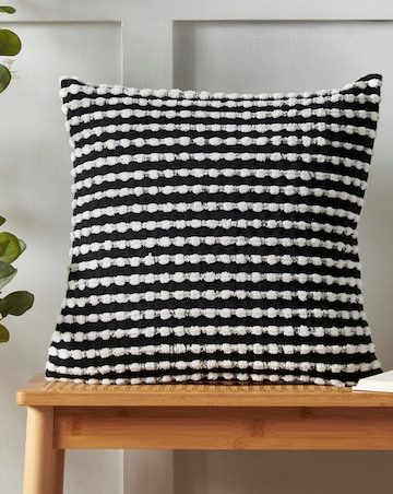 Catherine Lansfield Stab Stitch Filled Cushion