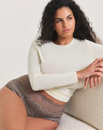 Pretty Secrets (5 Pack) Lace Top Full Fit Knickers