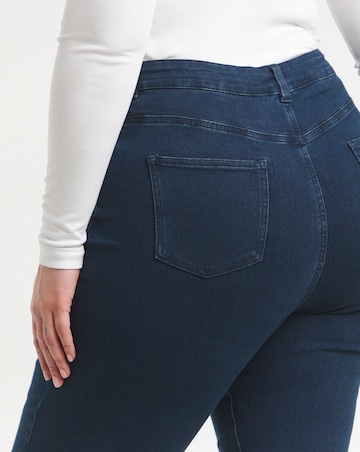 Indigo Highwaist Super Stretch Flare Jeans