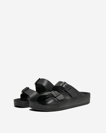 Only Cristy Slip On Double Strap With Buckle Sandals Standard Fit