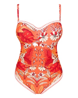 Figleaves Frida Underwired Bandeau Swimsuit