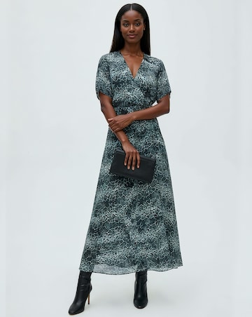 Religion Animal Maxi Wrap Dress