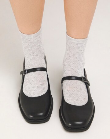 Brooke Mary Jane Square Toe Shoes Wide E Fit