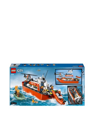 LEGO City Coast Guard Rescue Boat & Helicopter 60504
